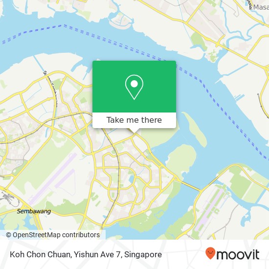 Koh Chon Chuan, Yishun Ave 7 map