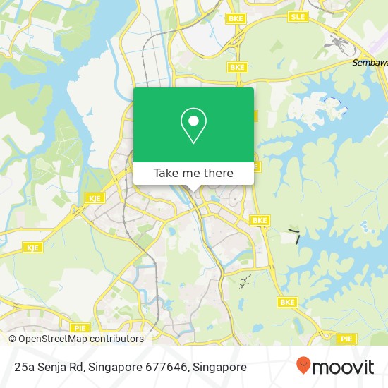 25a Senja Rd, Singapore 677646地图