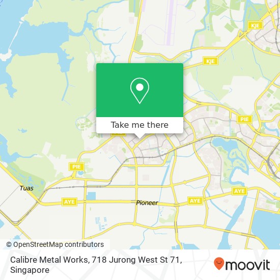 Calibre Metal Works, 718 Jurong West St 71 map