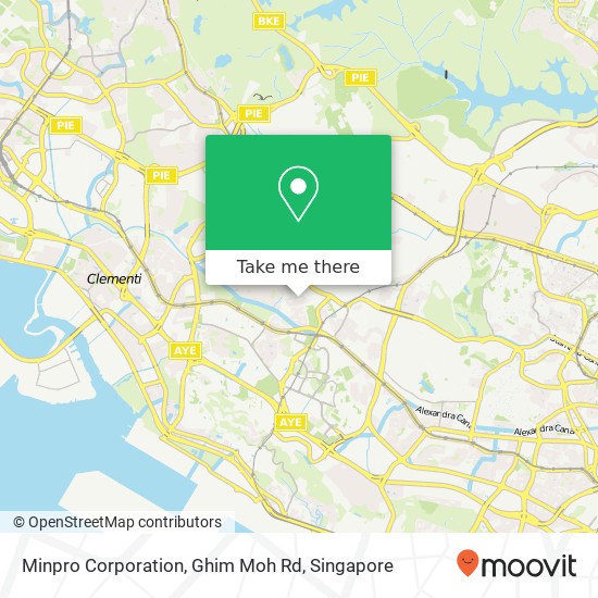 Minpro Corporation, Ghim Moh Rd地图