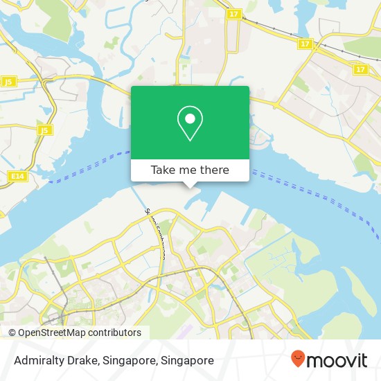 Admiralty Drake, Singapore map