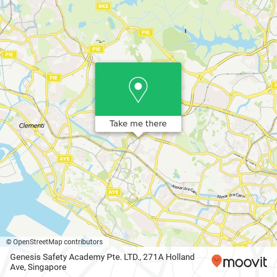 Genesis Safety Academy Pte. LTD., 271A Holland Ave地图