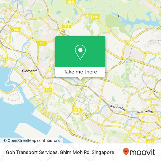 Goh Transport Services, Ghim Moh Rd map