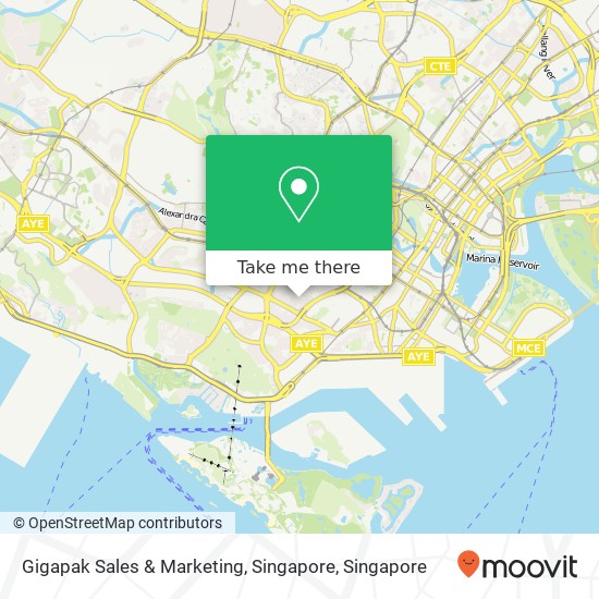 Gigapak Sales & Marketing, Singapore地图