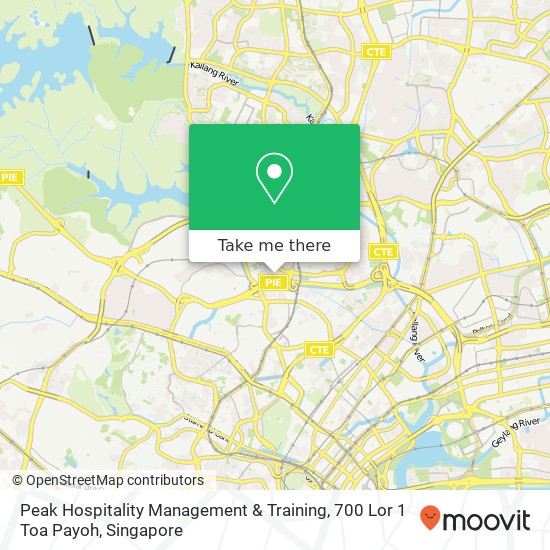 Peak Hospitality Management & Training, 700 Lor 1 Toa Payoh map
