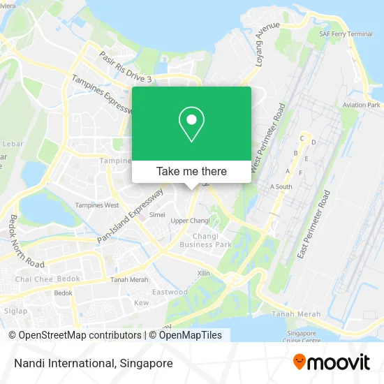 Nandi International map