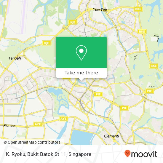 K. Ryoku, Bukit Batok St 11 map