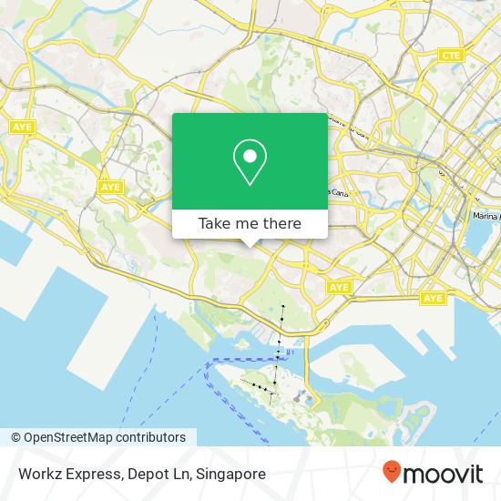 Workz Express, Depot Ln地图