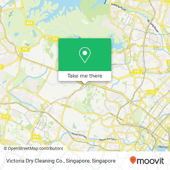 Victoria Dry Cleaning Co., Singapore地图