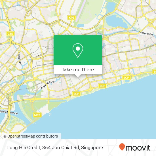 Tiong Hin Credit, 364 Joo Chiat Rd地图