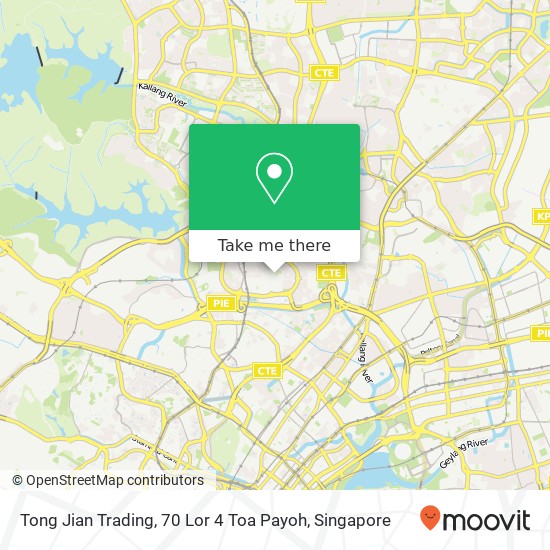 Tong Jian Trading, 70 Lor 4 Toa Payoh地图