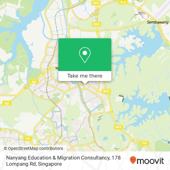 Nanyang Education & Migration Consultancy, 178 Lompang Rd map