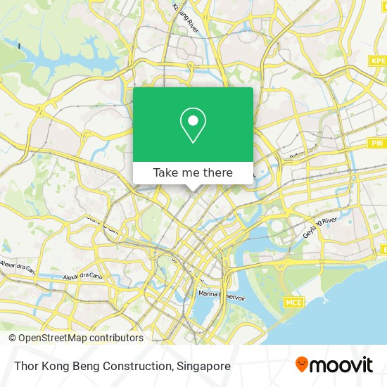 Thor Kong Beng Construction map