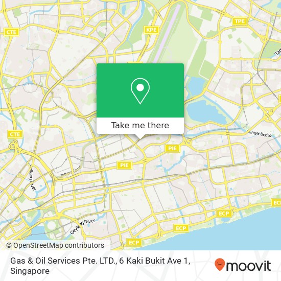 Gas & Oil Services Pte. LTD., 6 Kaki Bukit Ave 1地图