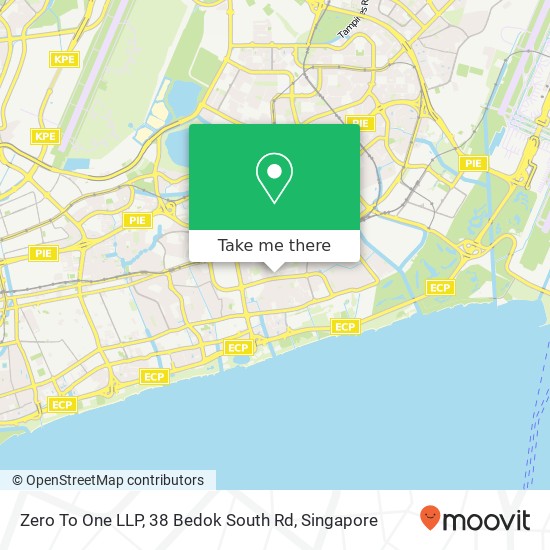 Zero To One LLP, 38 Bedok South Rd地图