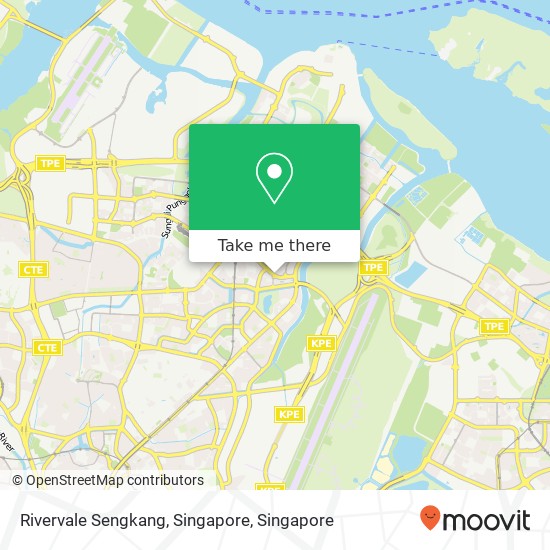 Rivervale Sengkang, Singapore地图