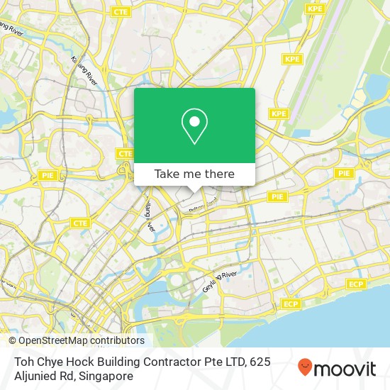 Toh Chye Hock Building Contractor Pte LTD, 625 Aljunied Rd map