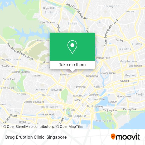 Drug Eruption Clinic map