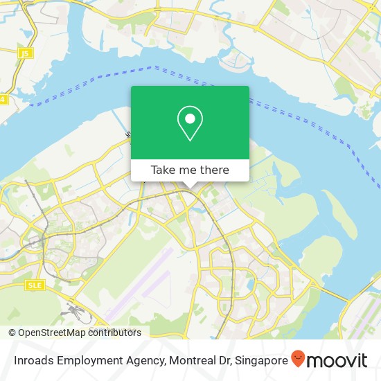 Inroads Employment Agency, Montreal Dr map