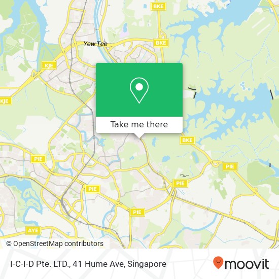 I-C-I-D Pte. LTD., 41 Hume Ave地图