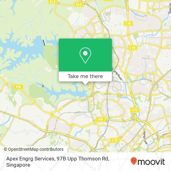 Apex Engrg Services, 97B Upp Thomson Rd地图