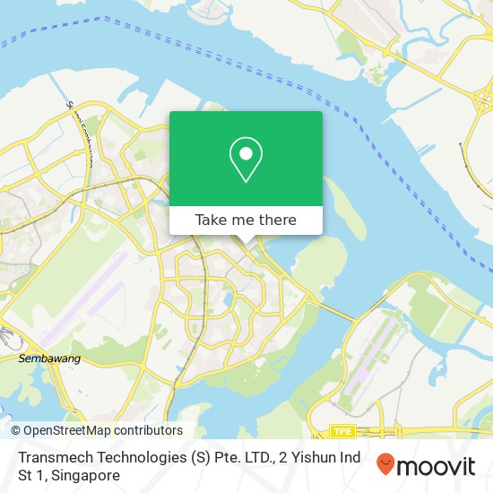 Transmech Technologies (S) Pte. LTD., 2 Yishun Ind St 1 map