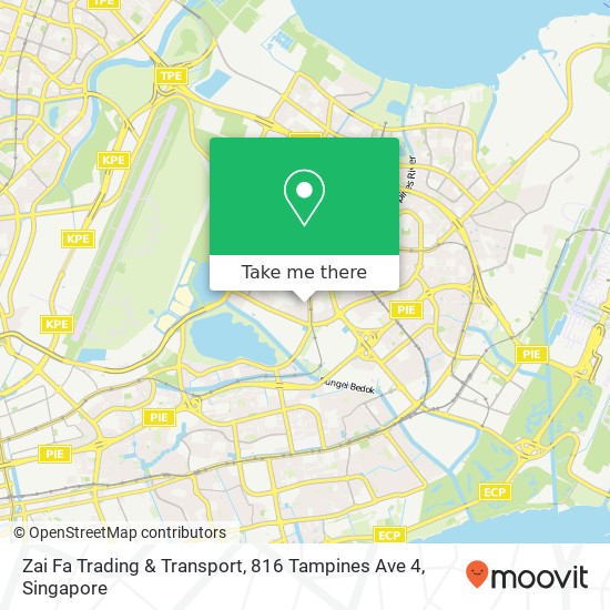 Zai Fa Trading & Transport, 816 Tampines Ave 4 map