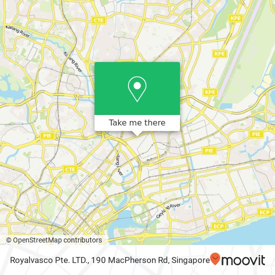 Royalvasco Pte. LTD., 190 MacPherson Rd map