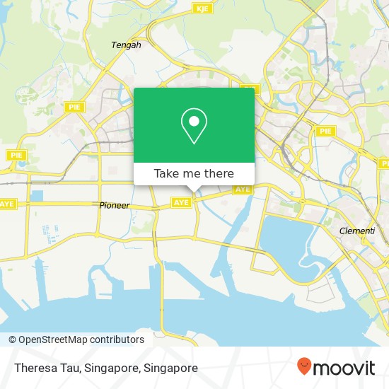 Theresa Tau, Singapore map