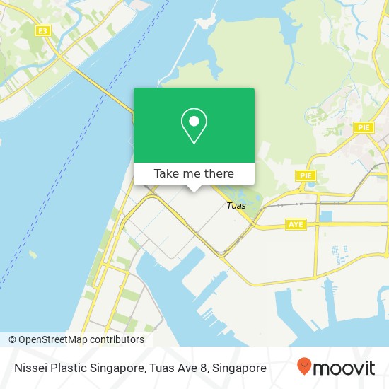 Nissei Plastic Singapore, Tuas Ave 8地图