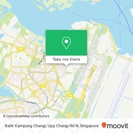 Balik Kampung Changi, Upp Changi Rd N地图