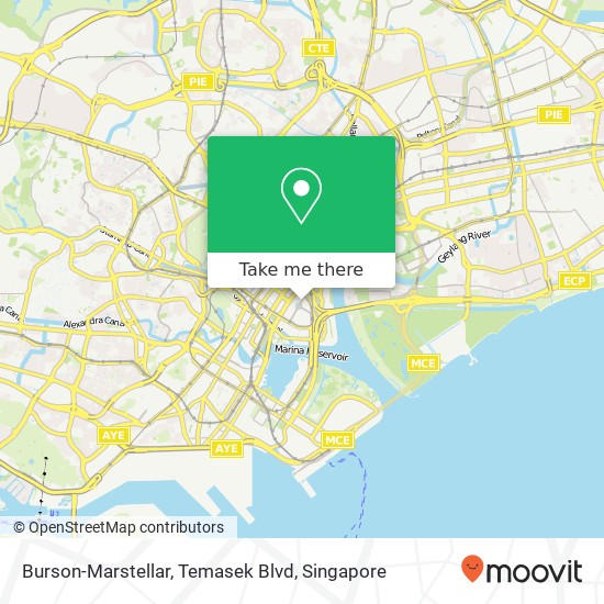 Burson-Marstellar, Temasek Blvd地图