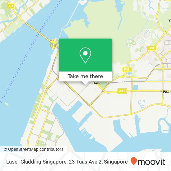 Laser Cladding Singapore, 23 Tuas Ave 2 map