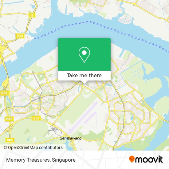 Memory Treasures map