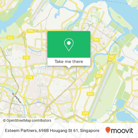 Esteem Partners, 698B Hougang St 61地图