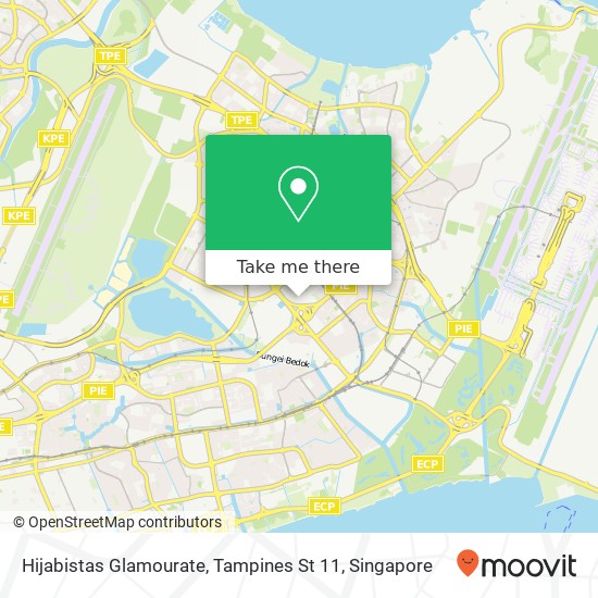 Hijabistas Glamourate, Tampines St 11 map