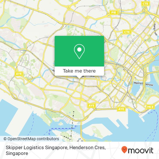 Skipper Logistics Singapore, Henderson Cres地图