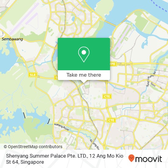 Shenyang Summer Palace Pte. LTD., 12 Ang Mo Kio St 64 map