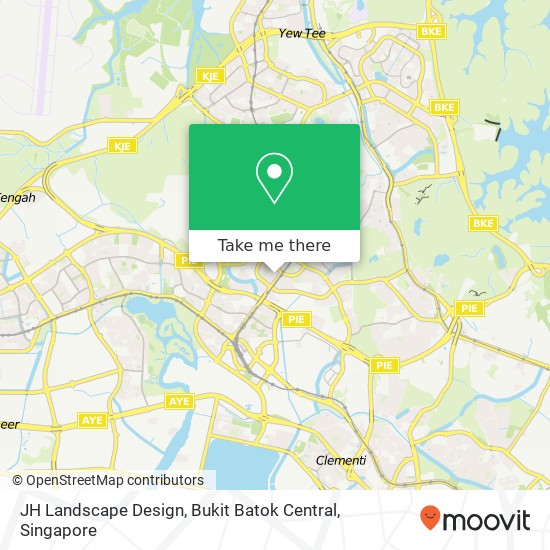 JH Landscape Design, Bukit Batok Central map