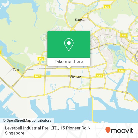 Leverpull Industrial Pte. LTD., 15 Pioneer Rd N地图