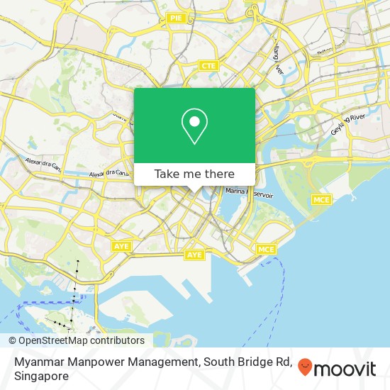 Myanmar Manpower Management, South Bridge Rd地图