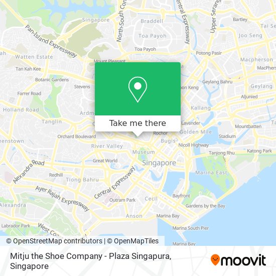 Mitju the Shoe Company - Plaza Singapura map