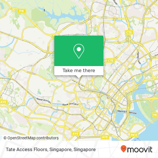 Tate Access Floors, Singapore地图