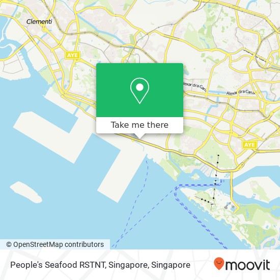 People's Seafood RSTNT, Singapore地图