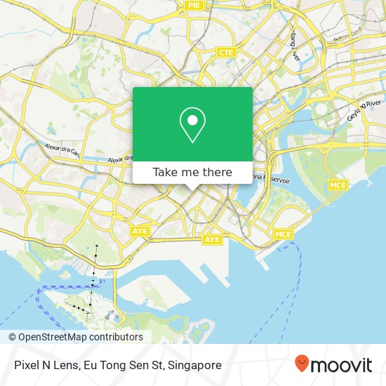 Pixel N Lens, Eu Tong Sen St地图