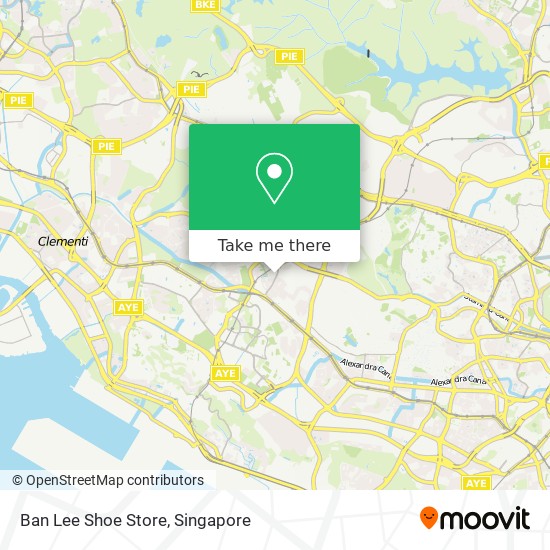 Ban Lee Shoe Store map