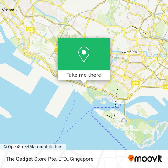 The Gadget Store Pte. LTD. map