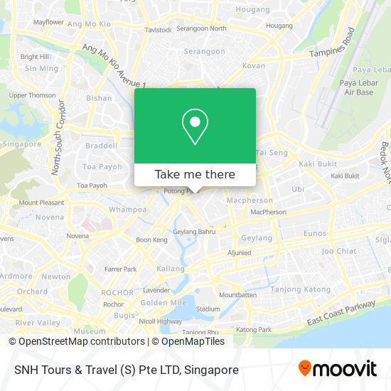 SNH Tours & Travel (S) Pte LTD map