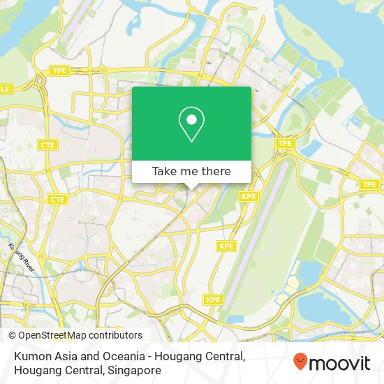 Kumon Asia and Oceania - Hougang Central, Hougang Central map