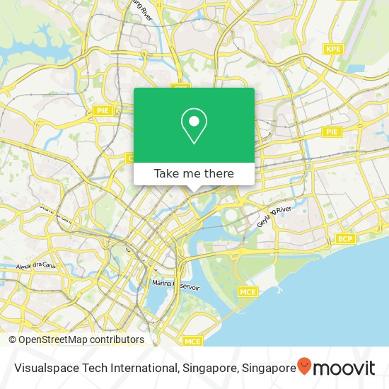 Visualspace Tech International, Singapore map